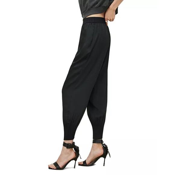 ALLSAINTS Nala Pull On Tapered Jogger Trousers Sz 2 - Picture 2 of 9